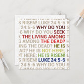 He is Risen カード (正面/裏面インサイチュ)
