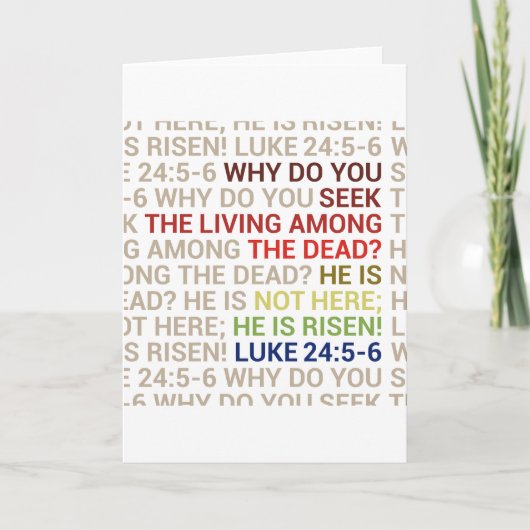 He is Risen カード (正面)