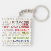 He is Risen キーホルダー (裏面)