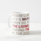 He is Risen コーヒーマグカップ (正面左)