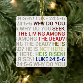 He is Risen セラミックオーナメント