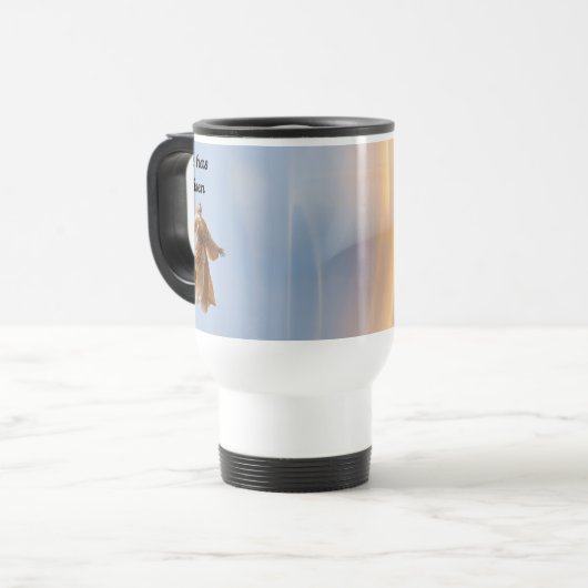 he is risen トラベルマグ (正面左)