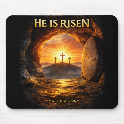 He is Risen マウスパッド (正面)