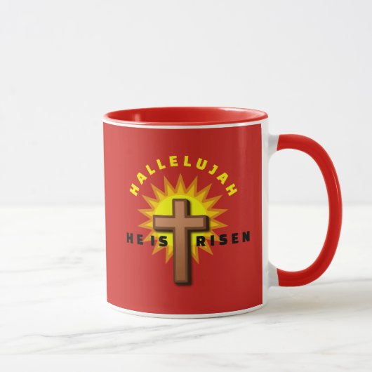 "HE IS RISEN" マグカップ (右)
