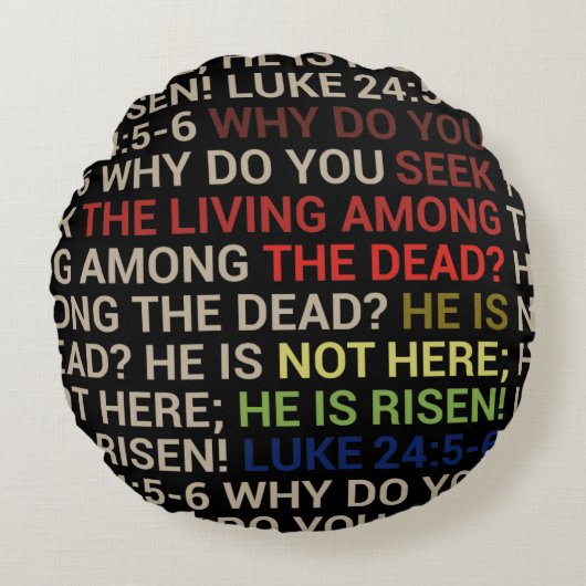 He is Risen ラウンドクッション (正面)