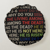 He is Risen ラウンドクッション (裏面)