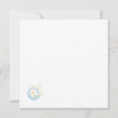 He is RISEN! - Blue + Orange Lily 招待状 (裏面)