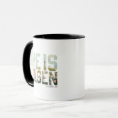 He is Risen Boho Easter Christian Jesus マグカップ (正面左)