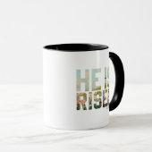 He is Risen Boho Easter Christian Jesus マグカップ (正面右)