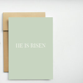 He Is Risen Christian Easter Card シーズンカード