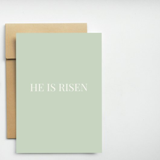 He Is Risen Christian Easter Card シーズンカード