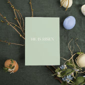He Is Risen Christian Easter Card シーズンカード
