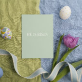 He Is Risen Christian Easter Card シーズンカード