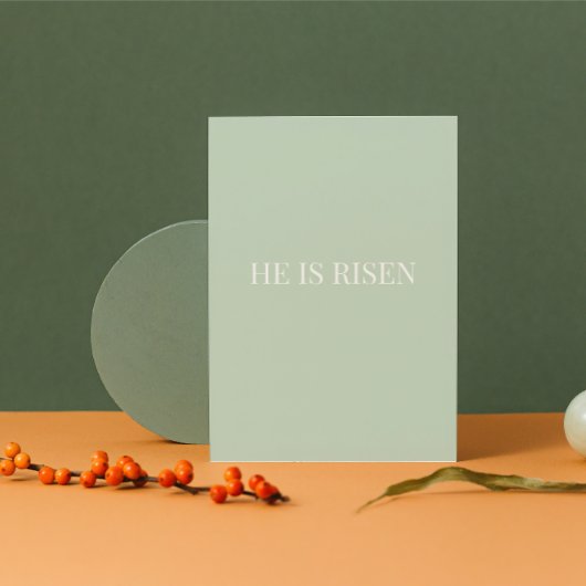 He Is Risen Christian Easter Card シーズンカード