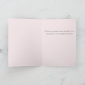 He Is Risen Christian Easter Card – Soft Pink シーズンカード (内部)