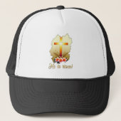 He Is Risen – Christian Easter Cross Art - boné キャップ (正面)