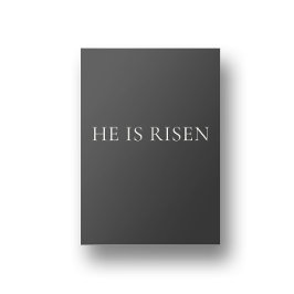 He Is Risen | Christian Easter Wall Art Poster ポスター