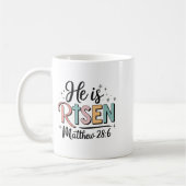 He Is Risen Christian Teen Girl God Is Good Daught コーヒーマグカップ (左)