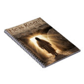 He is Risen -Christian themed spiral ノートブック (右側)