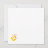 He is RISEN! - Coral + Yellow Lily 招待状 (裏面)