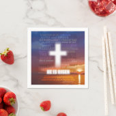 He is Risen - Easter スタンダードカクテルナプキン (インサイチュ)