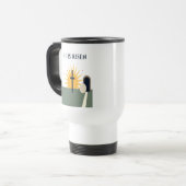 He Is Risen Easter 2026 Christian Travel Mug トラベルマグ (正面左)