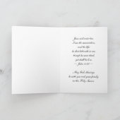 He is Risen, Easter Blessings, White Lily シーズンカード (内部)