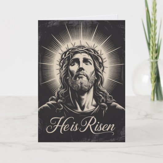He Is Risen Easter Bulk Cards Church Greeting カード (正面)