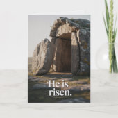 He Is Risen Easter Bulk Church Greeting Cards カード (正面)