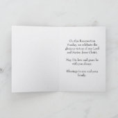 He Is Risen Easter Bulk Church Greeting Cards カード (内部)