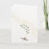 He is Risen Easter Card シーズンカード (裏面)