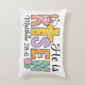 He Is Risen Easter Christian  アクセントクッション (裏面(縦))