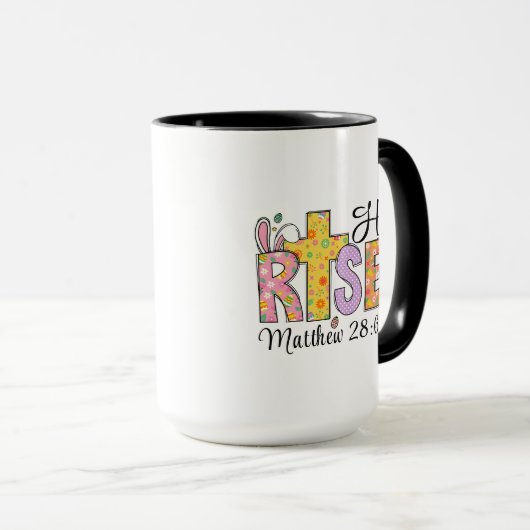 He Is Risen Easter Christian Coffee Mug マグカップ (正面右)