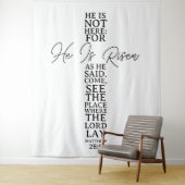 He Is Risen Easter Church Backdrop タペストリー (インサイチュ)