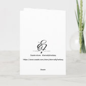 He is Risen! Easter greeting card カード (裏面)