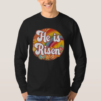 He Is Risen Easter Resurrection Jesus Christian Bi Tシャツ