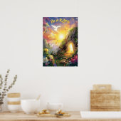 He Is Risen — Easter Resurrection — Luke 24:6 ポスター (キッチン)