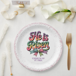 He Is Risen! Easter Sunday ペーパープレート