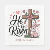 He is Risen! Easter Sunday Paper スタンダードランチョンナプキン (正面)