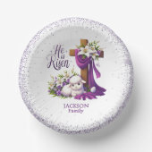 He is Risen! Easter Sunday Paper ペーパーボウル (正面)