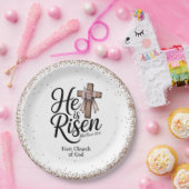 He is Risen! Easter Sunday Paper Plate ペーパープレート (パーティー)