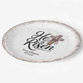 He is Risen! Easter Sunday Paper Plate ペーパープレート (アングル)