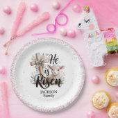 He is Risen! Easter Sunday Paper Plate ペーパープレート (パーティー)