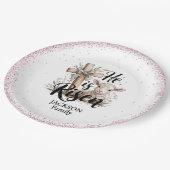 He is Risen! Easter Sunday Paper Plate ペーパープレート (アングル)