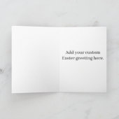 He Is Risen Empty Tomb Christian Easter Card カード (内部)