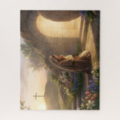 He Is Risen: Empty Tomb Easter Jesus Jigsaw Puzzle ジグソーパズル (縦)