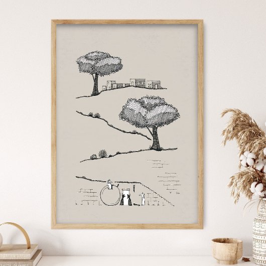 He Is Risen, Empty Tomb, WALL Art, Jesus Print, Je ポスター