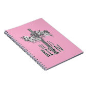 He Is Risen Floral Cross Spiral Notebook ノートブック (右側)