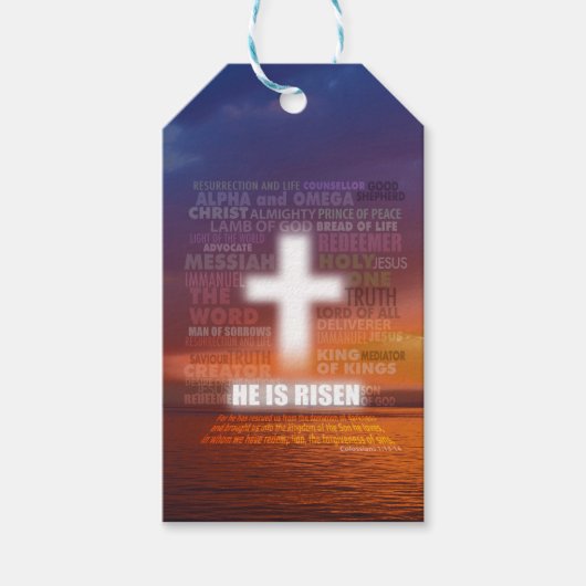 He is Risen Gift Tags ギフトタグ (正面)