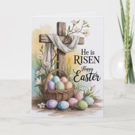 He Is Risen Happy Easter Bulk Cards Church Greet カード